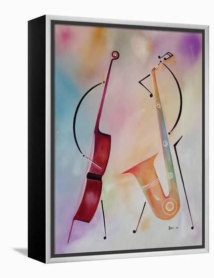 Bass and Sax, 2006-Ikahl Beckford-Framed Premier Image Canvas