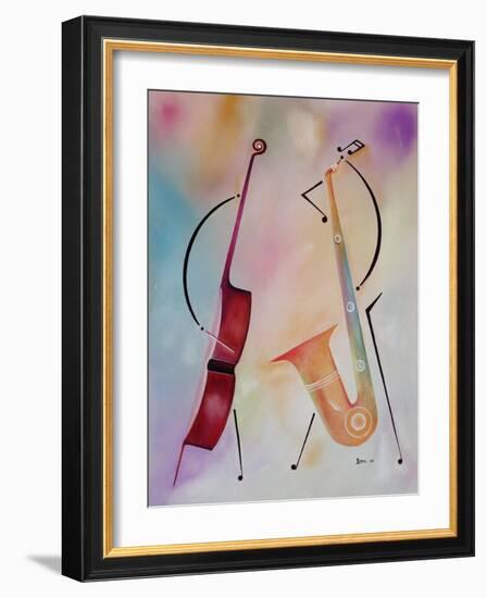 Bass and Sax, 2006-Ikahl Beckford-Framed Giclee Print