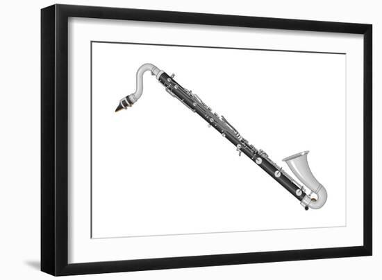 Bass Clarinet, Woodwind, Musical Instrument-Encyclopaedia Britannica-Framed Art Print