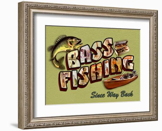 Bass Fishing-Kate Ward Thacker-Framed Giclee Print