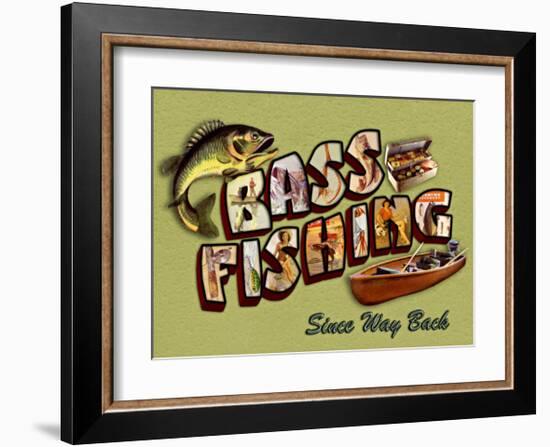 Bass Fishing-Kate Ward Thacker-Framed Giclee Print