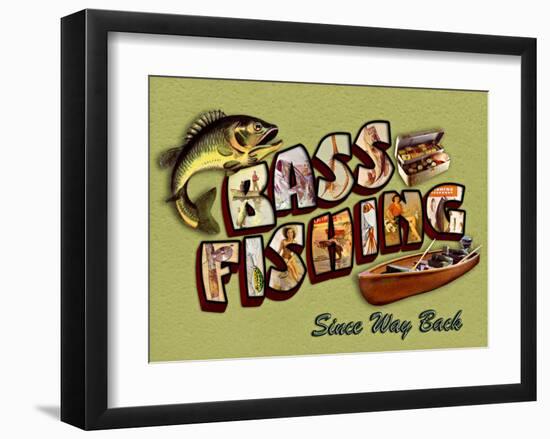 Bass Fishing-Kate Ward Thacker-Framed Giclee Print