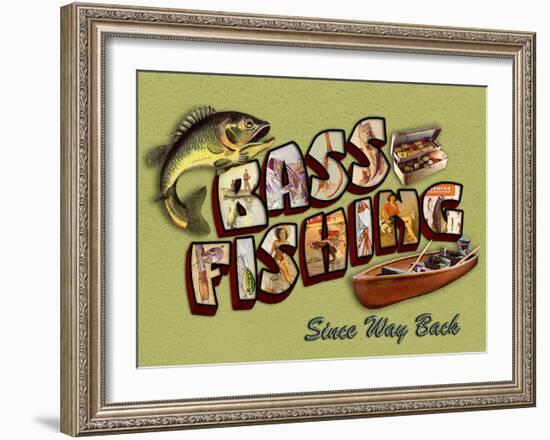 Bass Fishing-Kate Ward Thacker-Framed Giclee Print