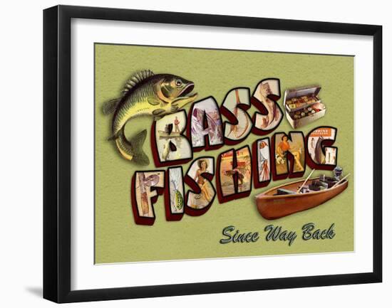 Bass Fishing-Kate Ward Thacker-Framed Giclee Print