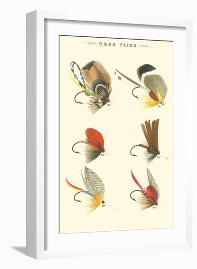 Bass Flies II-null-Framed Premium Giclee Print