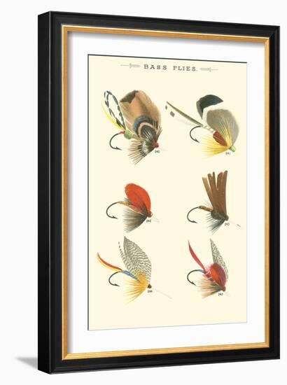 Bass Flies II-null-Framed Premium Giclee Print