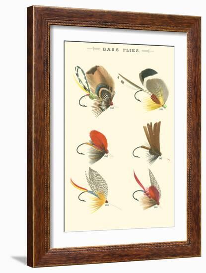 Bass Flies II-null-Framed Art Print