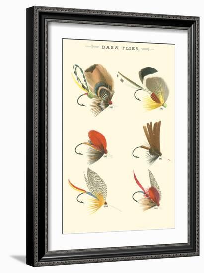Bass Flies II-null-Framed Art Print
