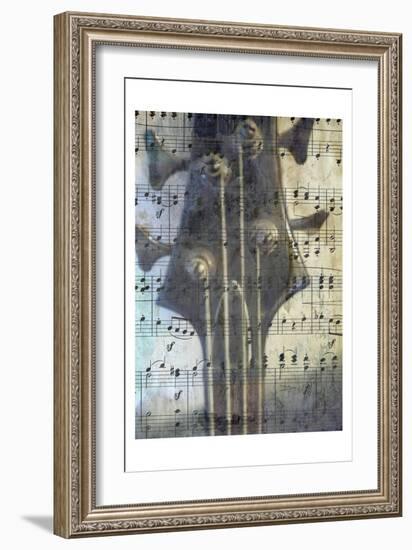 Bass Guitar-Sheldon Lewis-Framed Art Print