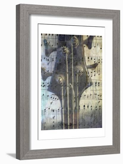 Bass Guitar-Sheldon Lewis-Framed Art Print