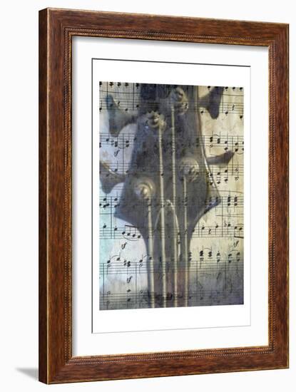 Bass Guitar-Sheldon Lewis-Framed Art Print