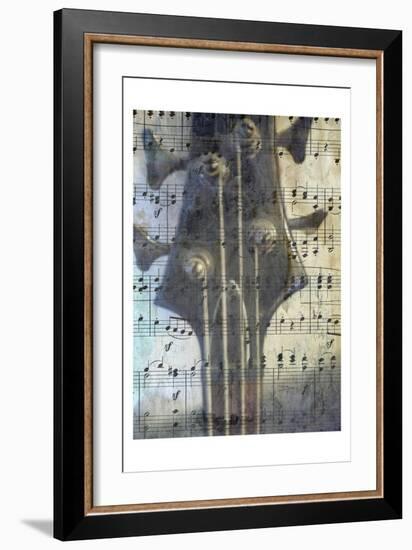 Bass Guitar-Sheldon Lewis-Framed Art Print