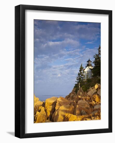 Bass Harbor Lighthouse in Acadia National Park, Maine, USA-Chuck Haney-Framed Photographic Print