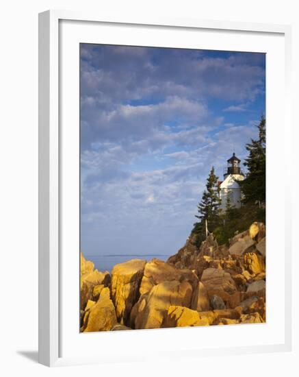 Bass Harbor Lighthouse in Acadia National Park, Maine, USA-Chuck Haney-Framed Photographic Print