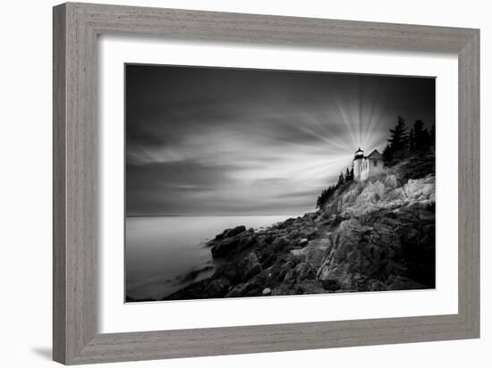 Bass Harbor Lighthouse-Moises Levy-Framed Photographic Print