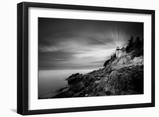 Bass Harbor Lighthouse-Moises Levy-Framed Photographic Print
