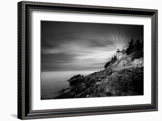 Bass Harbor Lighthouse-Moises Levy-Framed Photographic Print