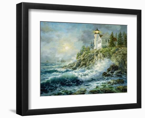 Bass Harbor Lighthouse-Nicky Boehme-Framed Giclee Print