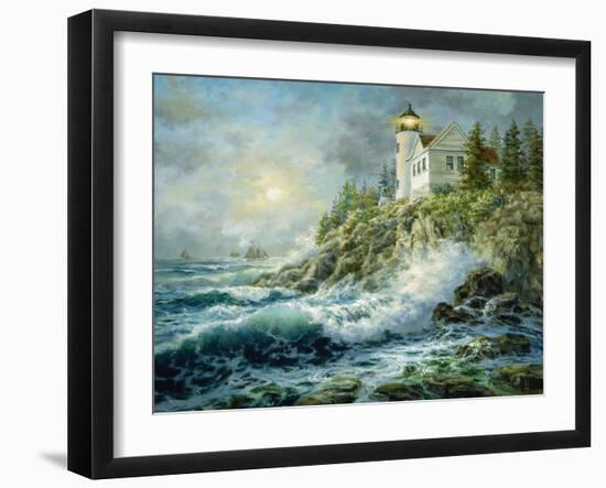 Bass Harbor Lighthouse-Nicky Boehme-Framed Giclee Print