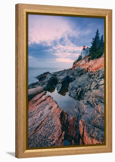 Bass Harbor Mood, Acadia National Park, Maine-Vincent James-Framed Premier Image Canvas