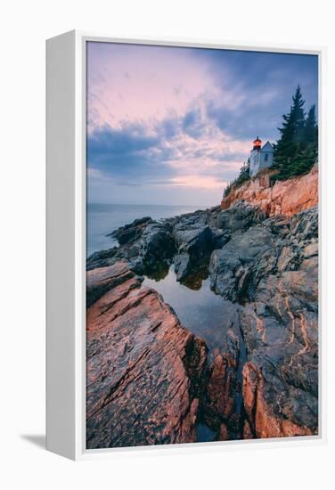 Bass Harbor Mood, Acadia National Park, Maine-Vincent James-Framed Premier Image Canvas