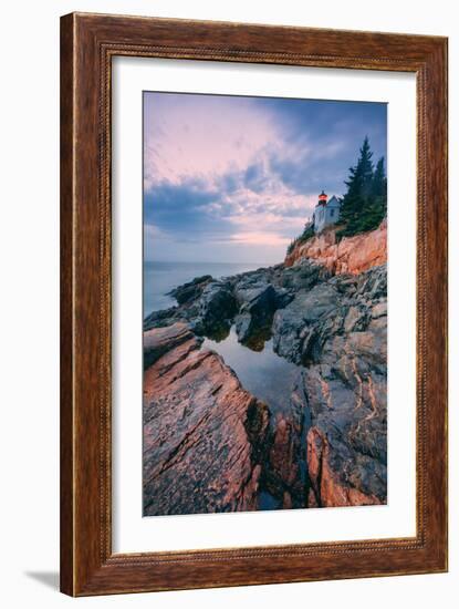 Bass Harbor Mood, Acadia National Park, Maine-Vincent James-Framed Photographic Print