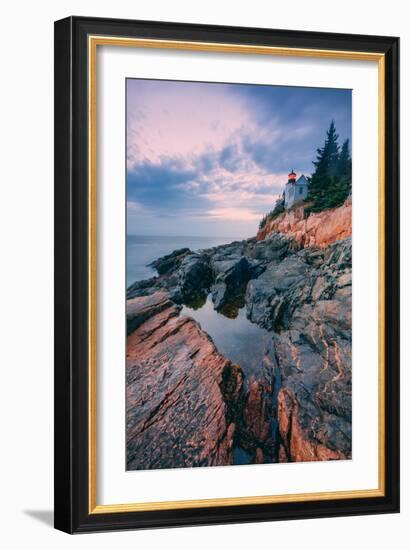 Bass Harbor Mood, Acadia National Park, Maine-Vincent James-Framed Photographic Print