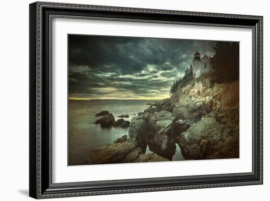 Bass Harbor Mood-Vincent James-Framed Photographic Print