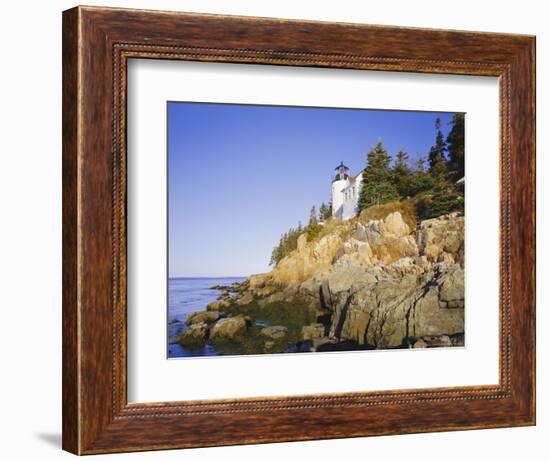 Bass Harbour Lighthouse, Acadia National Park, Maine, New England, USA-Roy Rainford-Framed Photographic Print