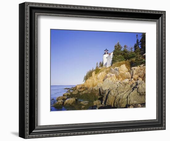 Bass Harbour Lighthouse, Acadia National Park, Maine, New England, USA-Roy Rainford-Framed Photographic Print