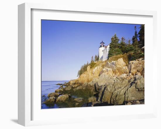 Bass Harbour Lighthouse, Acadia National Park, Maine, New England, USA-Roy Rainford-Framed Photographic Print