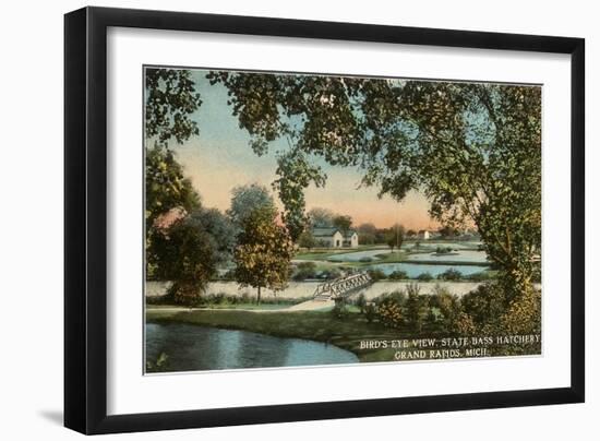 Bass Hatchery, Grand Rapids, Michigan-null-Framed Art Print