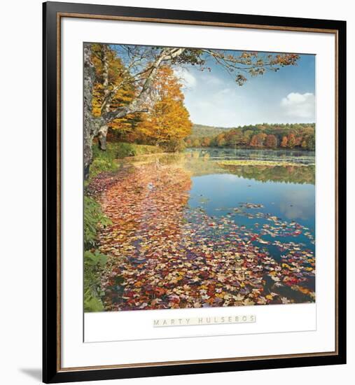 Bass Lake In Autumn II-Marty Hulsebos-Framed Art Print