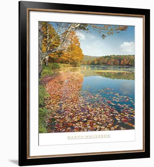 Bass Lake In Autumn II-Marty Hulsebos-Framed Art Print