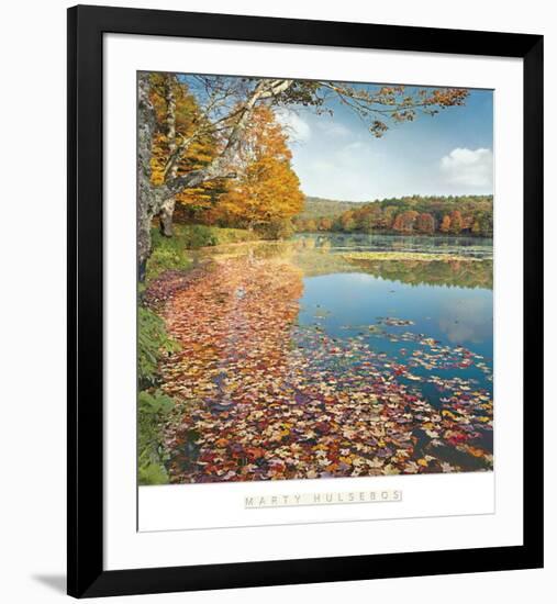 Bass Lake In Autumn II-Marty Hulsebos-Framed Art Print