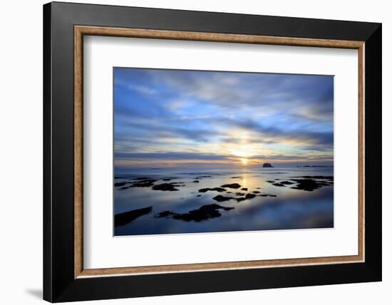 Bass Rock at Dawn, North Berwick, Scotland, UK, August. 2020Vision Book Plate-Peter Cairns-Framed Photographic Print