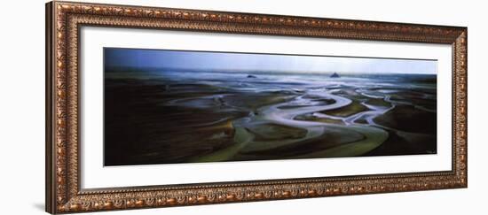 Basse Mer au Monts St Michel-Philip Plisson-Framed Art Print