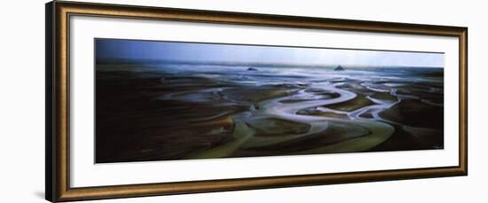 Basse Mer au Monts St Michel-Philip Plisson-Framed Art Print
