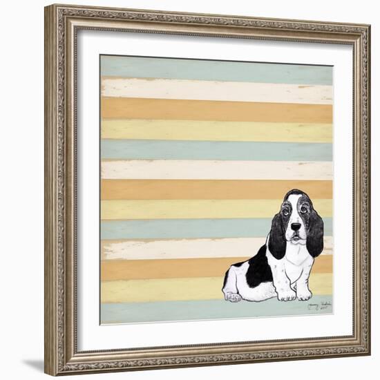 Basset Hound 1-Tammy Kushnir-Framed Giclee Print