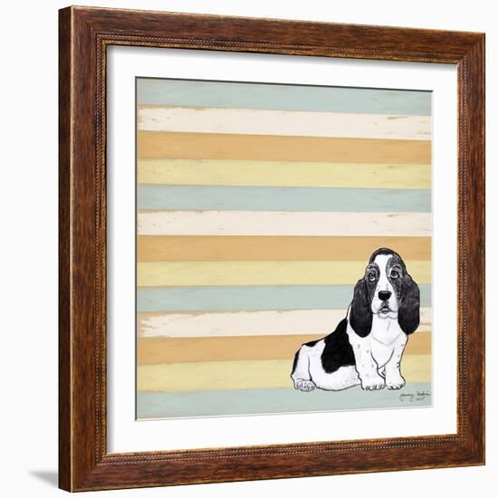 Basset Hound 1-Tammy Kushnir-Framed Giclee Print