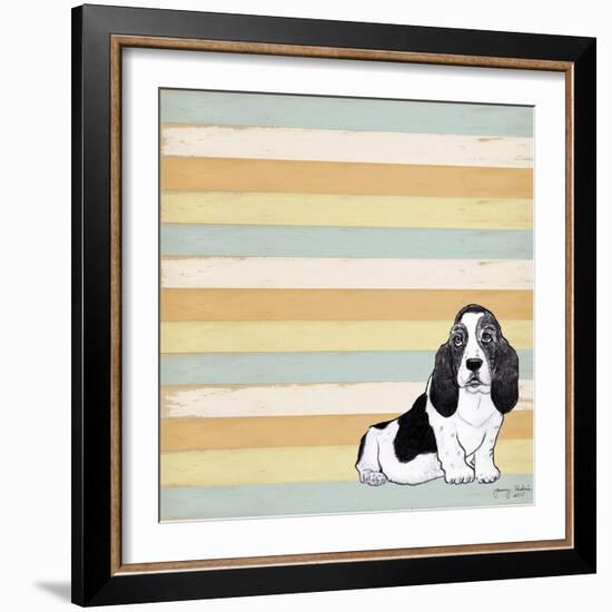 Basset Hound 1-Tammy Kushnir-Framed Giclee Print