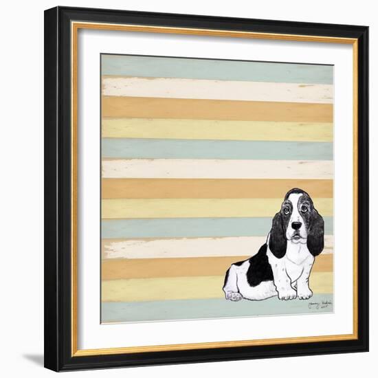 Basset Hound 1-Tammy Kushnir-Framed Giclee Print