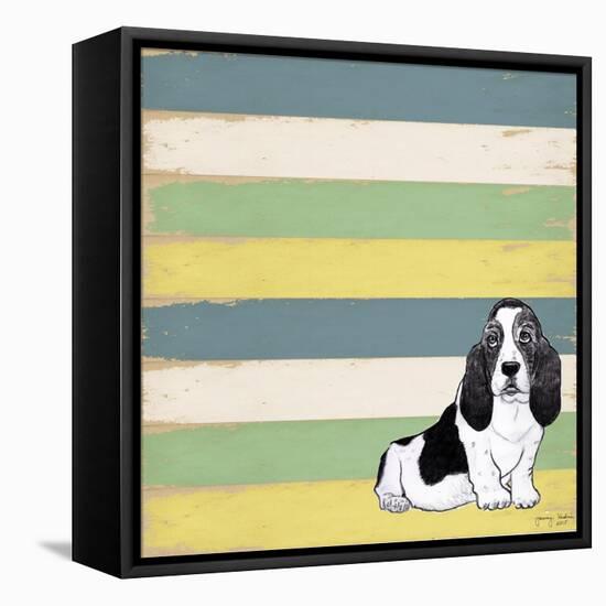 Basset Hound 2-Tammy Kushnir-Framed Premier Image Canvas