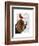 Basset Hound and Birds-Fab Funky-Framed Art Print