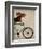 Basset Hound on Bicycle-Fab Funky-Framed Art Print