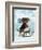 Basset Hound, Sledging-Fab Funky-Framed Art Print