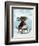 Basset Hound, Sledging-Fab Funky-Framed Art Print