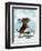 Basset Hound, Sledging-Fab Funky-Framed Art Print