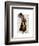 Basset Hound Steampunk Top Hat Goggles-Fab Funky-Framed Art Print