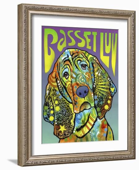 Basset Luv-Dean Russo-Framed Giclee Print